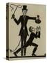 The Monkey and the Whip-Eric Gill-Stretched Canvas