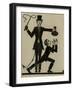 The Monkey and the Whip-Eric Gill-Framed Giclee Print