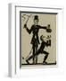 The Monkey and the Whip-Eric Gill-Framed Giclee Print