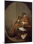 The Monkey Antiquarian by Jean Baptiste Simeon Chardin-null-Mounted Photographic Print