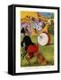 The Monkey Beat The Bass Drum-Elmer Rache-Framed Stretched Canvas