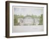 The Monkey House at the Jardin Des Plantes in Paris, 1835 (Ink and W/C on Paper)-null-Framed Giclee Print