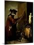 The Monkey Painter, 1740-Jean-Baptiste Simeon Chardin-Mounted Giclee Print