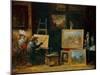 The Monkey Painter, 1805-David the Younger Teniers-Mounted Giclee Print