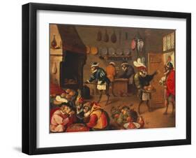 The Monkey's Cooks-David Teniers the Younger-Framed Giclee Print