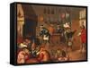 The Monkey's Cooks-David Teniers the Younger-Framed Stretched Canvas