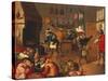 The Monkey's Cooks-David Teniers the Younger-Stretched Canvas