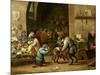 The Monkeys at School, Ca. 1660-David Teniers the Younger-Mounted Giclee Print