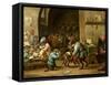 The Monkeys at School, Ca. 1660-David Teniers the Younger-Framed Stretched Canvas