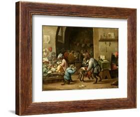 The Monkeys at School, Ca. 1660-David Teniers the Younger-Framed Giclee Print