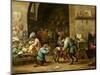 The Monkeys at School, Ca. 1660-David Teniers the Younger-Mounted Giclee Print