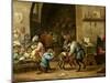 The Monkeys at School, Ca. 1660-David Teniers the Younger-Mounted Giclee Print