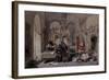 The Monks' Library-George Cattermole-Framed Giclee Print