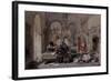 The Monks' Library-George Cattermole-Framed Giclee Print