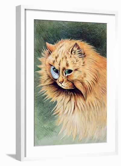 The Monocle-Louis Wain-Framed Giclee Print