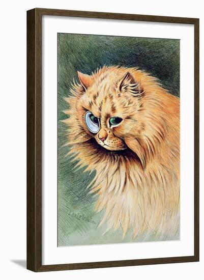 The Monocle-Louis Wain-Framed Giclee Print