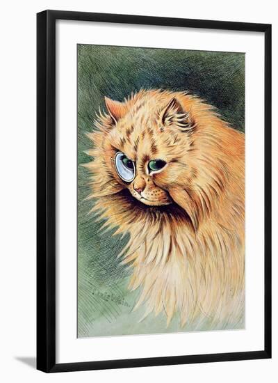 The Monocle-Louis Wain-Framed Giclee Print