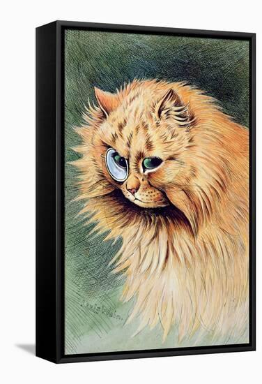 The Monocle-Louis Wain-Framed Stretched Canvas