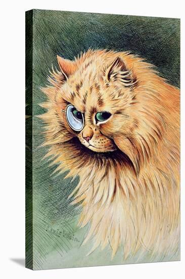 The Monocle-Louis Wain-Stretched Canvas