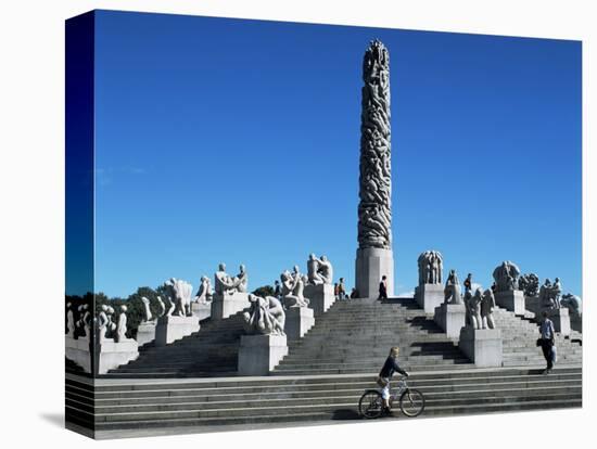 The Monolith, Gustav Vigeland Sculptures, Frogner Park, Oslo, Norway, Scandinavia-G Richardson-Stretched Canvas