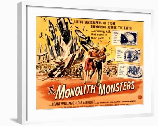 The Monolith Monsters, Grant Williams, Lola Albright, 1957-null-Framed Photo