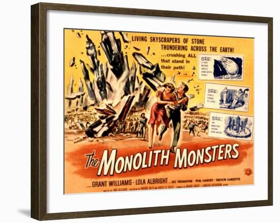 The Monolith Monsters, Grant Williams, Lola Albright, 1957-null-Framed Photo