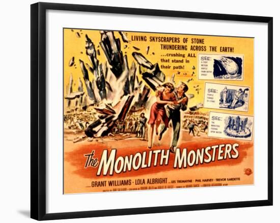 The Monolith Monsters, Grant Williams, Lola Albright, 1957-null-Framed Photo