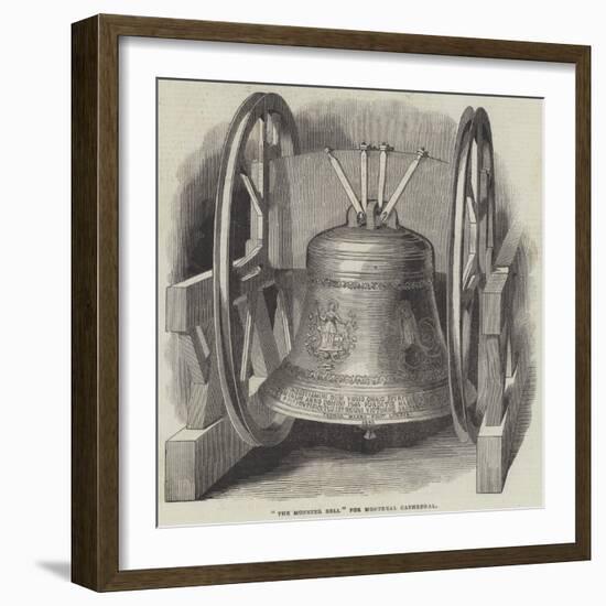 The Monster Bell for Montreal Cathedral-null-Framed Giclee Print
