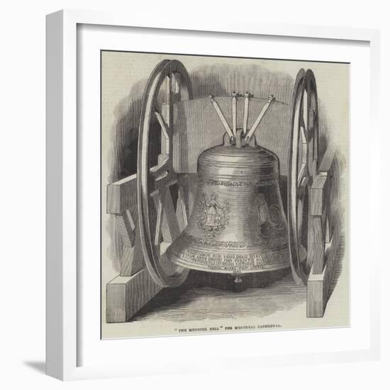 The Monster Bell for Montreal Cathedral-null-Framed Giclee Print