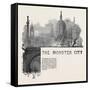 The Monster City by the Rev. Robert Jones-null-Framed Stretched Canvas