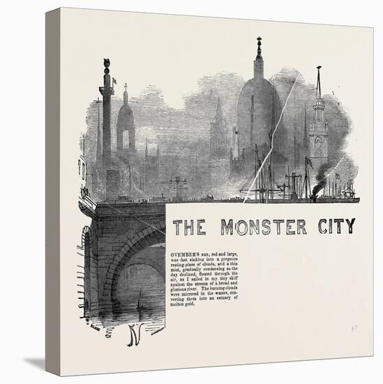 The Monster City by the Rev. Robert Jones-null-Stretched Canvas