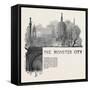 The Monster City by the Rev. Robert Jones-null-Framed Stretched Canvas