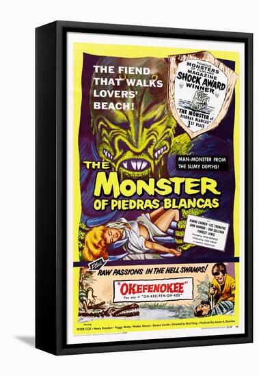 The Monster of Piedras Blancas-null-Framed Stretched Canvas