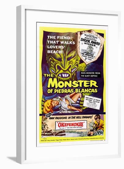 The Monster of Piedras Blancas-null-Framed Art Print