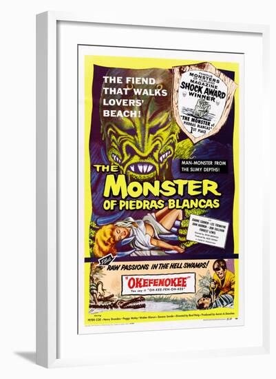 The Monster of Piedras Blancas-null-Framed Art Print