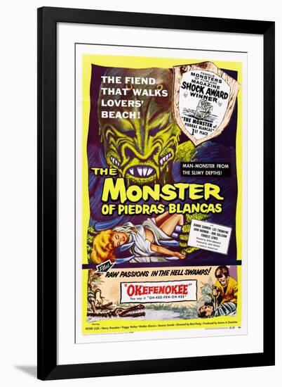 The Monster of Piedras Blancas-null-Framed Art Print