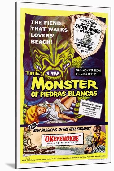 The Monster of Piedras Blancas-null-Mounted Art Print