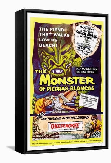 The Monster of Piedras Blancas-null-Framed Stretched Canvas