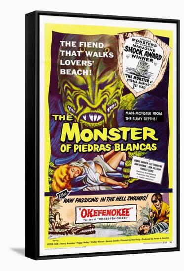The Monster of Piedras Blancas-null-Framed Stretched Canvas