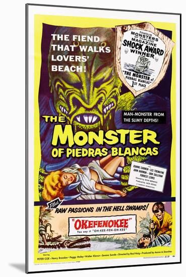 The Monster of Piedras Blancas-null-Mounted Art Print