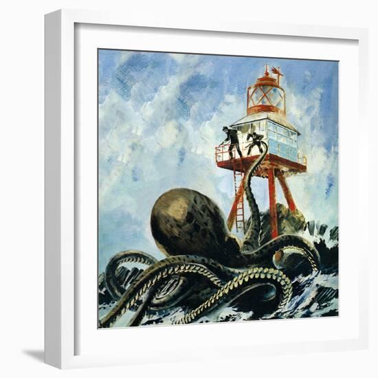 The Monster of Serrana Cay-Graham Coton-Framed Giclee Print