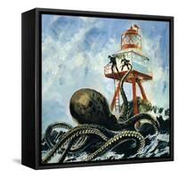 The Monster of Serrana Cay-Graham Coton-Framed Stretched Canvas
