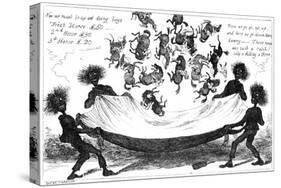 The Monster Sweeps, a Toss Up for the Derby, 19th Century-George Cruikshank-Stretched Canvas