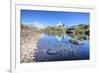 The Mont Blanc Mountain Range Reflected in the Waters of Lac Des Cheserys-Roberto Moiola-Framed Photographic Print