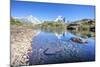 The Mont Blanc Mountain Range Reflected in the Waters of Lac Des Cheserys-Roberto Moiola-Mounted Photographic Print