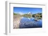 The Mont Blanc Mountain Range Reflected in the Waters of Lac Des Cheserys-Roberto Moiola-Framed Photographic Print