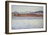 The Mont Blanc Snow-Covered, 1918-Ferdinand Hodler-Framed Giclee Print