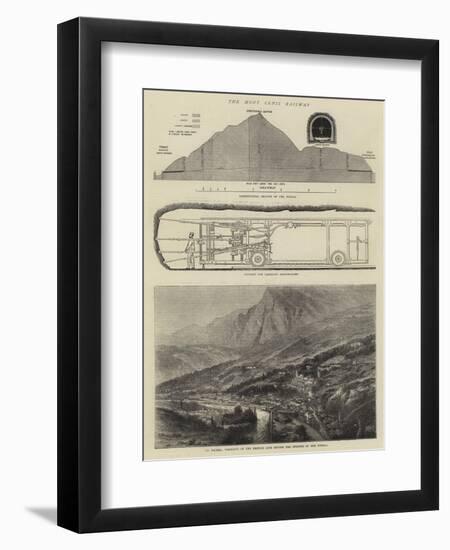 The Mont Cenis Railway-null-Framed Premium Giclee Print