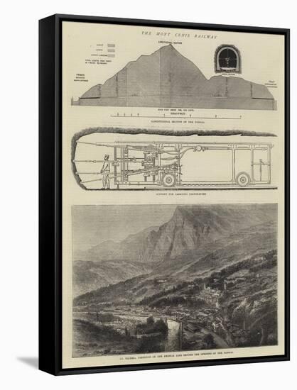 The Mont Cenis Railway-null-Framed Stretched Canvas