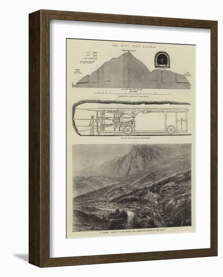 The Mont Cenis Railway-null-Framed Giclee Print